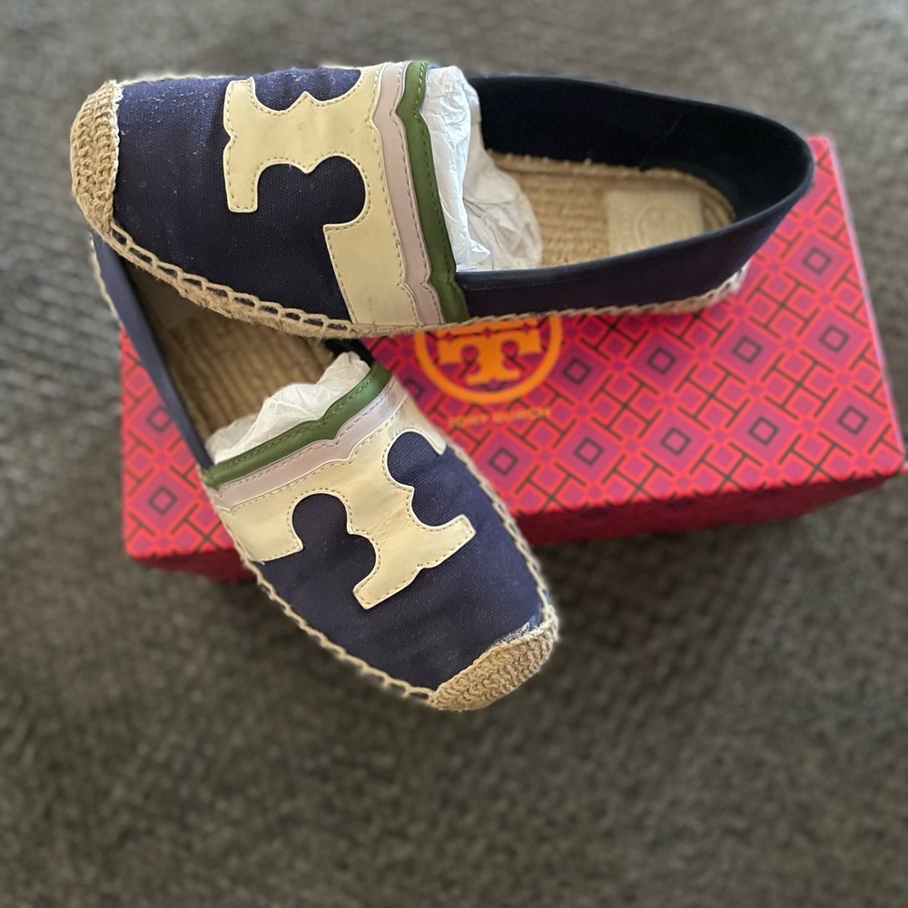 Tory Burch Laguna Flat Espadrille-Canvas/Nubuck